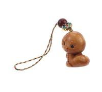 Toyvian Figurita Colgante de Serpiente de Madera Tallada Artesanalmente Decoración Zodiacal para Hogar y Oficina Adorno Escritorio Reptil