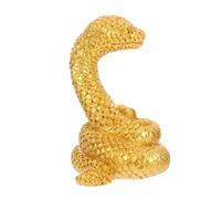 Toyvian Figurita de Serpiente de Resina Escultura Decorativa Reptil para Jardín Oficina y Hogar Modelo Realista Seguro y Ligero para Aprendizaje