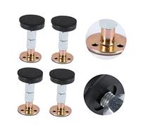Toyvian Fijador Antideslizante de Cabecera para Cama y Armario, Estabilizador Telescópico Ajustable de Acero Inoxidable y Eva, Pack de 4 Piezas para Hogar Varios estilos
