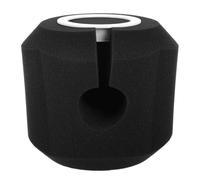 Toyvian Filtro Acústico Antiviento para Micrófono Pequeño de Grabación Pantalla de Aislamiento de Esponja Portátil para Estudio y Karaoke Protector de Sonido para Micrófono Condensador