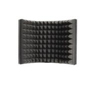 Toyvian Filtro para Micrófono Negro Pantalla a Prueba de Ruido y Material Abs Esponja para Grabación y Bloqueo de Polvo y Saliva en Estudio
