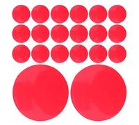 Toyvian Filtros de Gel de Iluminación de Colores 74 Mm Diámetro, Película Translúcida Adhesiva para Lámparas Empotrables, Pack 20 Unidades, Filtro Corrector de Luz para