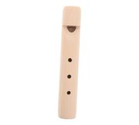 Toyvian Flauta De Madera Miniatura Para Opción De Pintura Silbato Musical Compacto y Educativo Para Aprender Conceptos Musicales y Fomentar La Creatividad