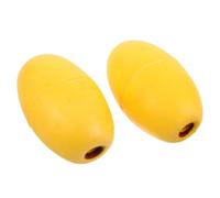 Toyvian Flotador de Espuma de PVC Amarillo para Pesca Diseño Compacto 2 Piezas Resistente al Desgaste, Estable y Antivuelco, Adecuado para Jaulas de Cangrejos y Actividades en Lagos