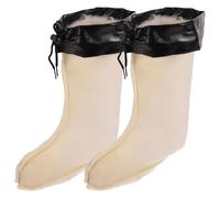Toyvian Forros Deformación de Algodón de Fibra Resistentes de Larga Cálidos y Antideslizantes para Ideales Talla 39 Botas Lluvia para Meses Fríos y Invierno