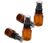 Toyvian Frascos de Cosméticos Marrón Claro 4 Piezas 2X40Ml 2X60Ml Dispensador de Loción Recargable y Tapa Antivuelco Envases Reutilizables para Viaje y Cuidado Piel