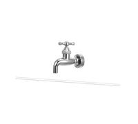 Toyvian Fuente de Jardín con Boquilla Invisible y Tubo Acrílico Transparente Efecto de Agua Instalación Diy para Decoración Exterior Patios y Estanques
