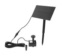 Toyvian Fuente Solar para Jardín Bomba de Agua Solar con Panel y Múltiples para Estanques y Baños de Aves