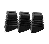 Toyvian Funda Antideslizante de Goma para Patas de Rack de Batería 3 Piezas, Accesorio Resistente Compatible Bastidores y Grilletes, Protectores Duraderos para Accesorios de Batería