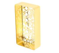 Toyvian Funda para Pastilla de Guitarra Eléctrica de Metal Espaciado entre Postes para Posiciones de Mástil y Puente Material Bruto Diseño de Carcasas de Pastilla Humbucker