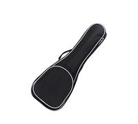 Toyvian Funda Pequeña para Guitarra y Ukulele de Tela Oxford Negra con Bolsillos y Correa, y Conveniente para Niños, Adecuado como Mochila Portátil