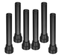 Toyvian Fundas Antideslizantes para Patas de Trampolín 6 Piezas Accesorios de Repuesto de Goma y Acero Inoxidable Protección para Tubos de Patas Estabilidad Superficies Variadas