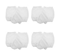 Toyvian Fundas Elásticas para Botas de Patinaje Artístico de Hielo, Tamaño Grande (37-43), Color sin Brillo, 4 Pares Protectores para Cubiertas de Patines, Uso en Deportes al Aire