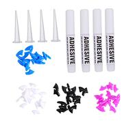 Toyvian Fundas para Uñas De Gato Protectores Adhesivos para Mascotas De Silicona m Tamaño 84 Piezas 4 Botellas 2ml Adhesivo y 4 Paquetes 20 Fundas Cada Paquete Cuidado De Uñas para Gatos
