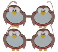 Toyvian Gafas de Búho Diseño de Animales, Ligeras y Decorativas, Ideales para Fiestas Temáticas y Cosplay, Pack de 2 Piezas de Abs
