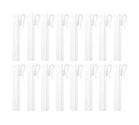 Toyvian Ganchos Ajustables para Cortinas Plisadas de 75 CM 35 Unidades Clips de Bloqueo de Pliegues de Plástico Pinzas para Cortinas de Ventana Accesorios para Baño y Hogar