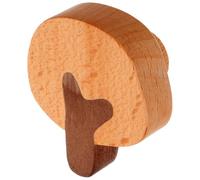 Toyvian Ganchos Autoadhesivos de Madera, Gancho de Pared Forma de Árbol de Manzanas, para Colgar Ropa y Toallas, Ahorro de Espacio, Oficina y Cocina