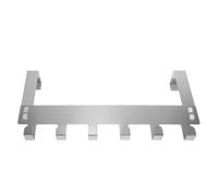 Toyvian Ganchos de Puerta de Acero Inoxidable con 6 Ganchos, Optimización de Espacio y Diseño Elegante para Colgar Llaves y Sombreros en Dormitorio y Baño