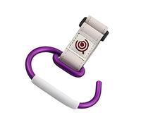Toyvian Ganchos Para Cochecito De Clips Para Cochecito Para Colgar Pañales Bolso o Organizador Morado