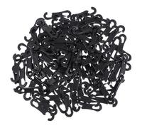 Toyvian Ganchos para Cojines de Asiento de Coche ABS 200 Piezas Doble Gancho para Fundas de Asientos, Accesorios para Interior de Vehículos y Montaje Sencillo en Automóviles