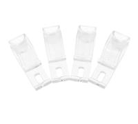 Toyvian Ganchos para Cortinas Enrollables de Plástico 4 Juegos Abrazaderas de Seguridad para Ventanas y Persianas, Instalación Sencilla Hogar