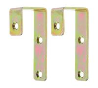 Toyvian Ganchos para Escalera de Litera, Colgadores de Escalera, 2piezas, Metal, Dorado, Soporte Seguro, Antideslizante, para Habitación Infantil, y Padres, Bricolaje