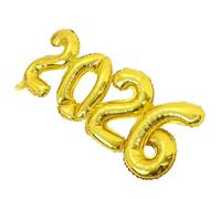 Toyvian Globo de Aluminio Dorado de 37,7 Pulgadas para Decoración de Fiesta de Graduación y Bodas Diseño Único y Opción Sencilla