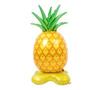 Toyvian Globo de Aluminio Forma de Piña para Fiesta Hawaiana Decoración de Verano Globo Grande 1 Pieza para Celebraciones Accesorio de Fiesta Hawaiana