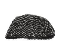 Toyvian Gorro de Natación de Red Pedrería Negra, Elegante y Estable, Adecuado para Decoracion Verano en Entrenamientos Profesionales y Ejercicios de Resistencia