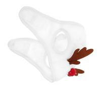 Toyvian Gorro De Papá Noel para Mascotas Disfraz Navideño para Perros y Gatos Adorno Cabeza del Perro para Decoración De Fiestas De Mascotas y Fotografía De Animales