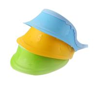 Toyvian Gorro Ducha Bebe Gorra Protectora Oídos Para Lavado Cabello Colores Brillantes