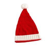 Toyvian Gorro Navideño de Punto para Ñiño Pompones Color Rojo Talla Única Gorro Cálido de Invierno Adecuado para Navidad y Actividades al Aire Libre