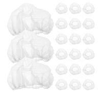 Toyvian Gorros Desechables 50 Unidades Cabello Diseño Elástico, Tela No Tejida Transpirable Protección Eficaz contra Caída de Cabello para Chefs y Restaurantes