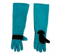 Toyvian Guantes Antimordeduras de Sintético para Perros y Gatos Guantes Largos para Cuidado de Mascotas Protección para Alimentación y Baño Ajuste Ergonómico Azul