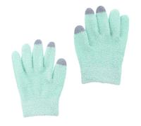 Toyvian Guantes Hidratantes de Gel Táctiles para Cuidado Piel, 1 Par de Guantes de Spa Reutilizables en Color Verde Otoño para Manos Secas y Agrietadas, Ideales para Facial y Cuidado
