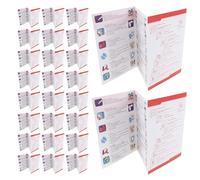 Toyvian Guía de Primeros Auxilios Portátil 40 Unidades, Manual de Supervivencia al Aire Libre, Consejos de Rescate de Emergencia para Camping y Senderismo, Kit de Emergencia Compacto