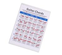 Toyvian Guía en Papel Resistente al Desgaste Ligera y Práctica Portátil de Acordes para Guitarra Eléctrica para Principiantes y Profesores