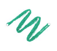 Toyvian Hamaca de Cuerda de Nailon Transpirable Verde para Camping y Jardín, Portátil y Ligera, 240 X 80 Cm, Soporte Resistente para Senderismo, Playa y Relajación al Aire Libre