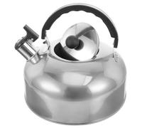 Toyvian Hervidor de Agua Diseño Silbante de 2.5l de Acero Inoxidable y Resistencia a Altas Temperaturas para Cocina y Preparación de Bebidas