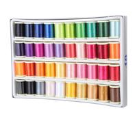 Toyvian Hilo de Bordar Profesional 40 Rollos de Seda Artificial para Bordado y Costura DIY, Resistente, Ideal para Principiantes y Patchwork