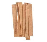 Toyvian Hoja De Corcho Para Clarinete, Paquete De 10 Piezas, Lámina Suave y Ligera Para Reparación, Accesorios Para Instrumentos De Viento De Madera, Mejora La Unión Del Mástil