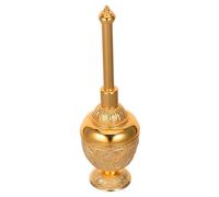 Toyvian Holy Water Vessel Decorativo Europeo Botella Sagrada Reutilizable con Tapa Recipiente para Líquidos Sagrados y Aromaterapia Diseño Elegante para Hogar Oficina y Celebraciones