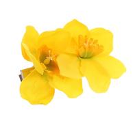 Toyvian Horquilla de Narciso Artificial Amarilla para Mujer Clip Lateral para Cabello Diseño Realista Accesorio Floral Chino para Controlar Mechones Rebeldes en Bodas y Eventos
