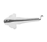 Toyvian Instrumento Musical de Boca Arpa Judía de Metal Plata Fácil de Usar Sonido Claro para Relajación y Prácticas de Meditación Portátil