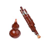 Toyvian Instrumento Tradicional Chino Hulusi y Flauta de Cucurbitáceas para Aprendizaje, Fabricado en Material Saludable y Resistente, Apto para Estudiantes y Principiantes en Música
