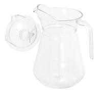 Toyvian Jarra Acrílica Transparente 1l para Bebidas Frías Tapa Ajustable, Hervidor de Agua Fría Resistente al Calor, Recipiente Adecuado para Jugo, Té Helado y Uso Doméstico