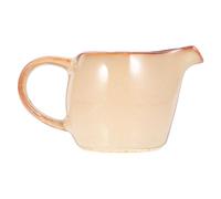 Toyvian Jarra de Cerámica Pequeña con Asa y Boquilla para Café y Leche, Dispensador Multifuncional para Salsa y Jarabe en Hogar, Restaurante o Cafetería, Color Marrón Escamado