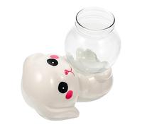 Toyvian Jarrón De Conejo Decorativo De Cerámica con Base De Conejo Adorno De Escritorio Moderno para Decoración del y Oficina para Flores y Plantas