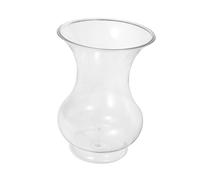 Toyvian Jarrón Transparente De Plástico Jarrón Floral Sala De Estar Oficina De Mesa Decoración De Bodas Florero Tipo Botella Soporte para Flores Artificiales