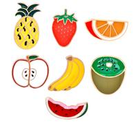 Toyvian Joyas de Moda en Aleación Broches para Mujer Forma de Frutas Set de 7 Broches para Fijar Ropa y Decorar Sombreros para Verano
